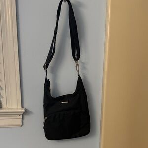 Travelon Jet Black Crossbody Bag
